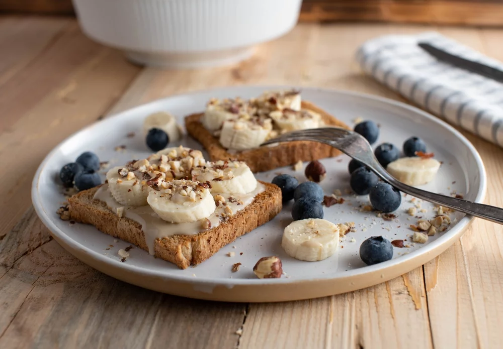 Recette Tartine grillée aux amandes
