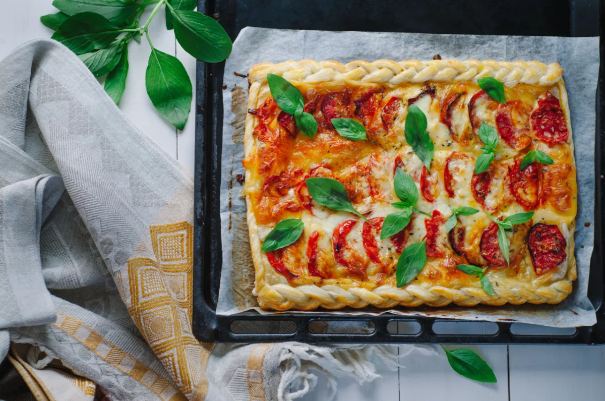 Recette Tarte tomates et pesto