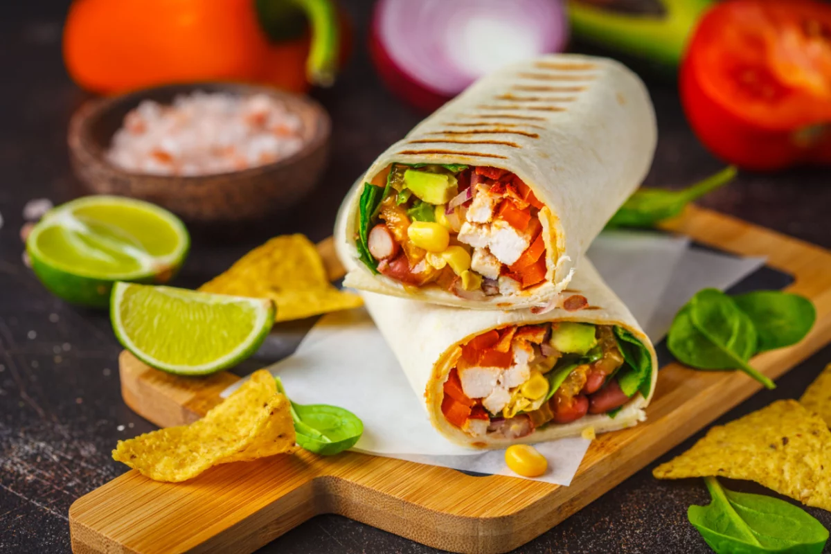 Recette Wrap maïs et crevettes