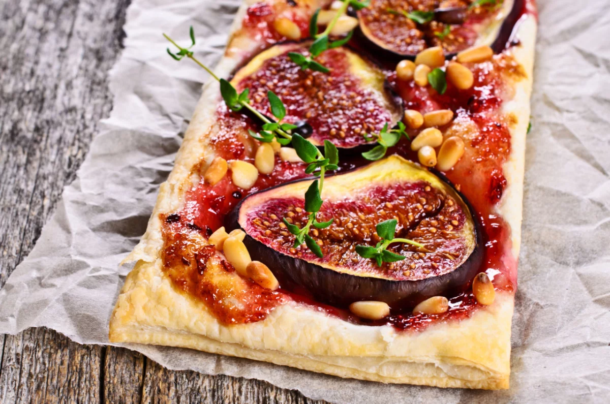 Recette Tarte fine figues et mozzarella