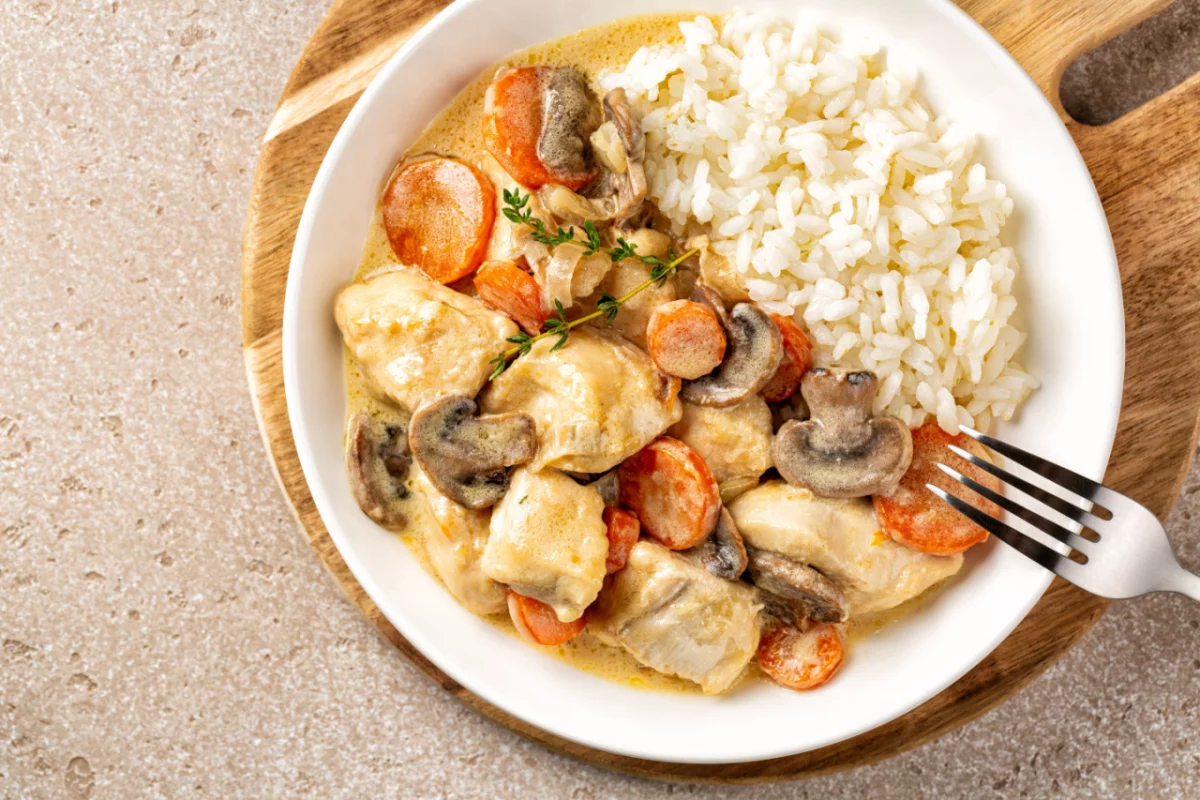 Recette Blanquette de poulet