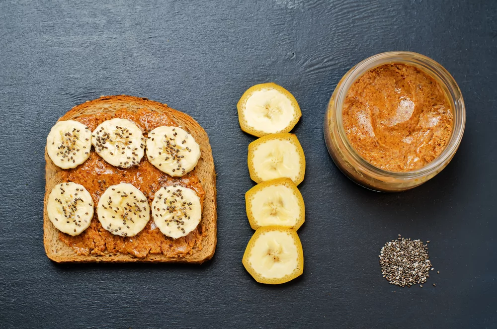 Recette Tartine amandes banane