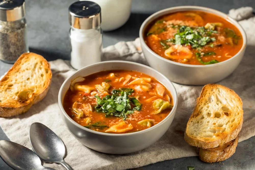 Recette Minestrone tortellinis et légumes