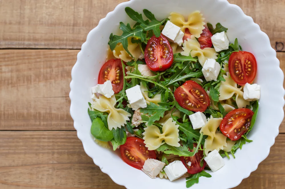 Recette Salade de pâtes, légumes et poulet