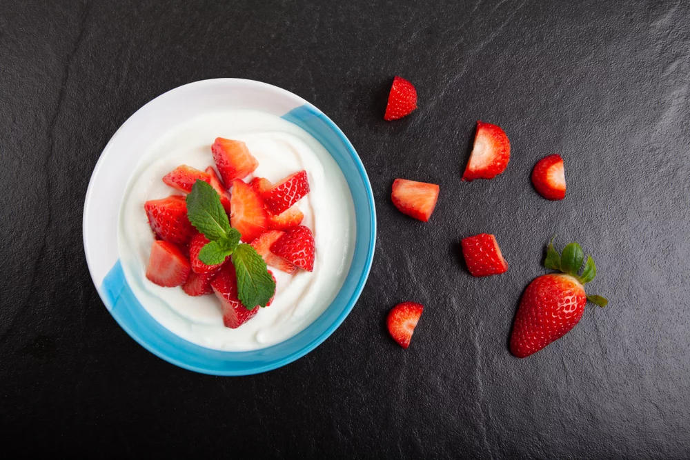 Recette Fraises et skyr