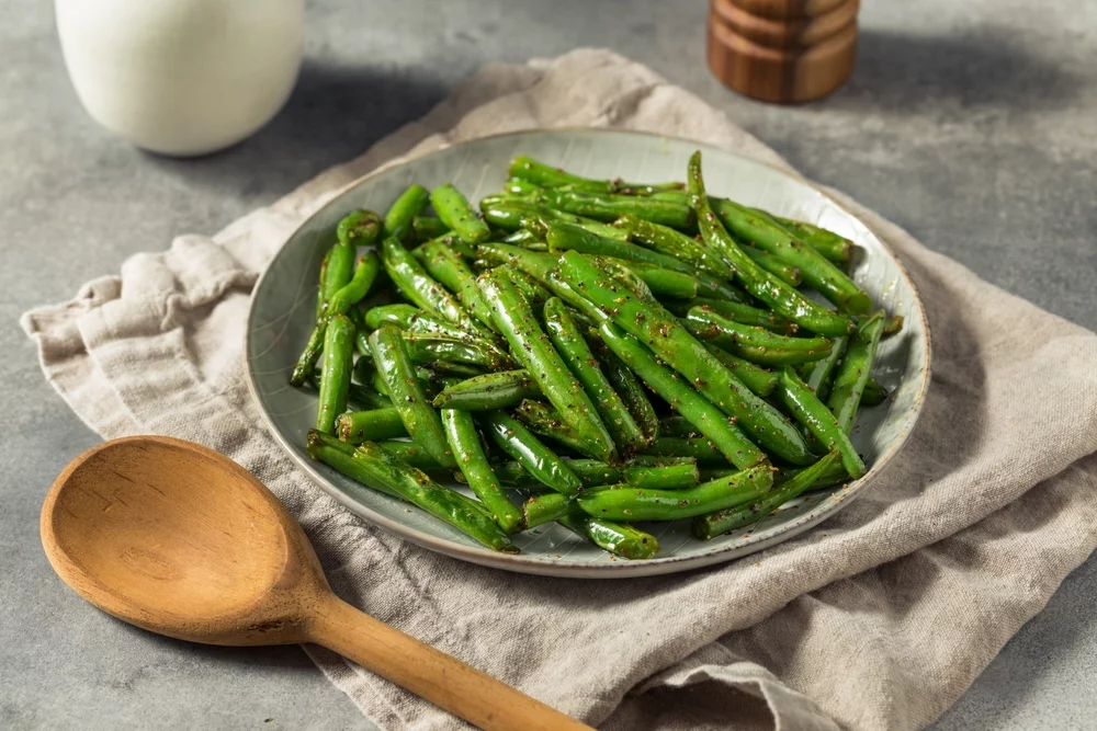 Recette Haricots verts curcuma et ail