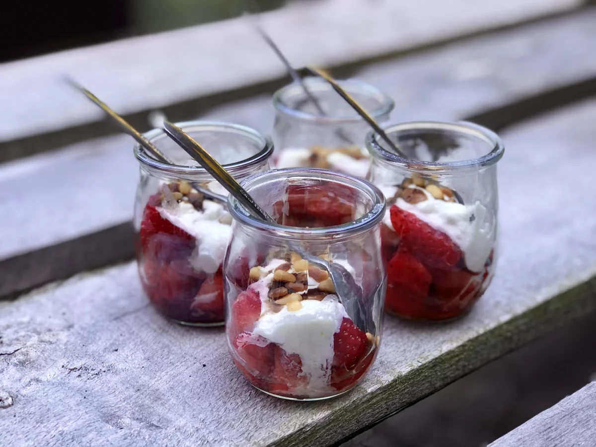 Recette Fraises burrata