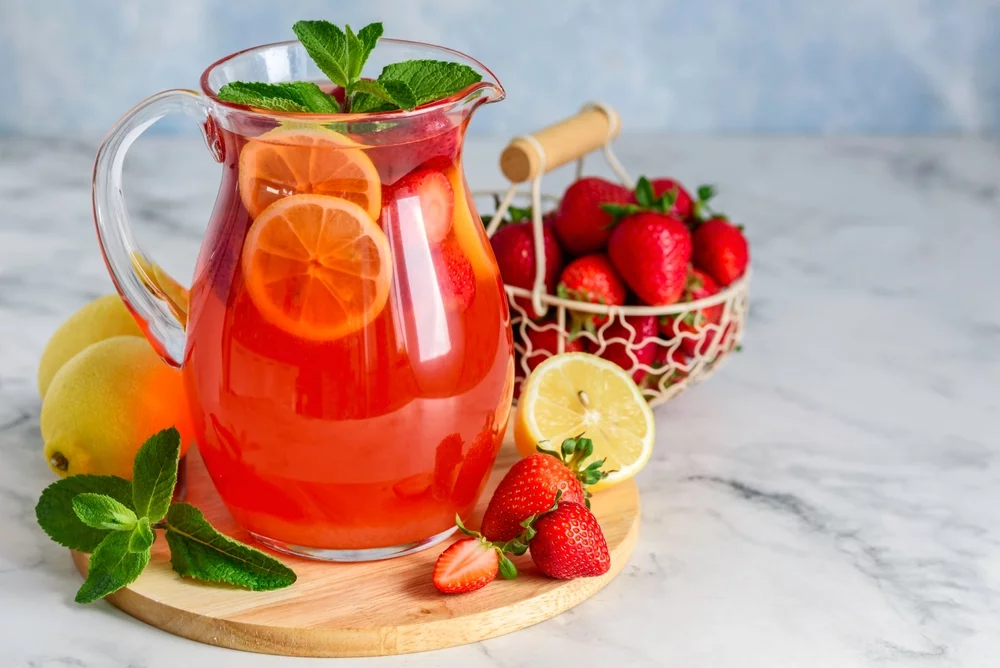 Recette Limonade citron fraise