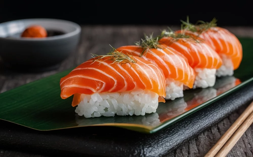 Recette Sushis au saumon