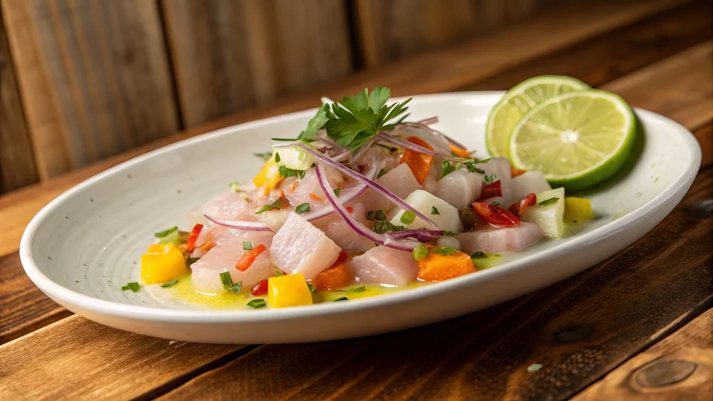 Recette Tartare cabillaud nectarine