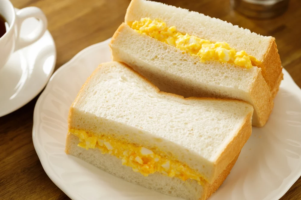 Recette Tamago sando leger