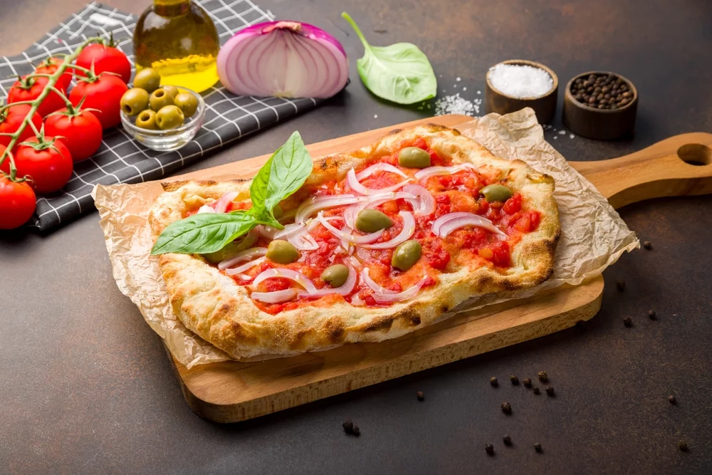 Recette Pinsa végé