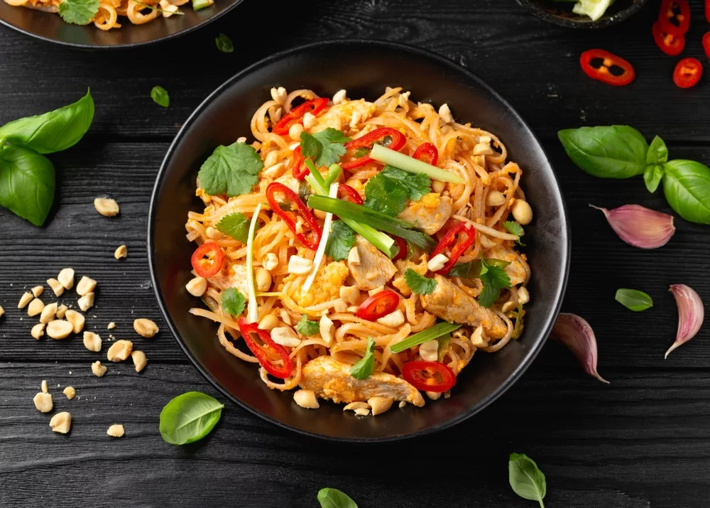 Recette Pad thaï poulet