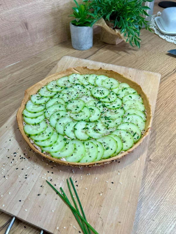 Recette Tarte au concombre