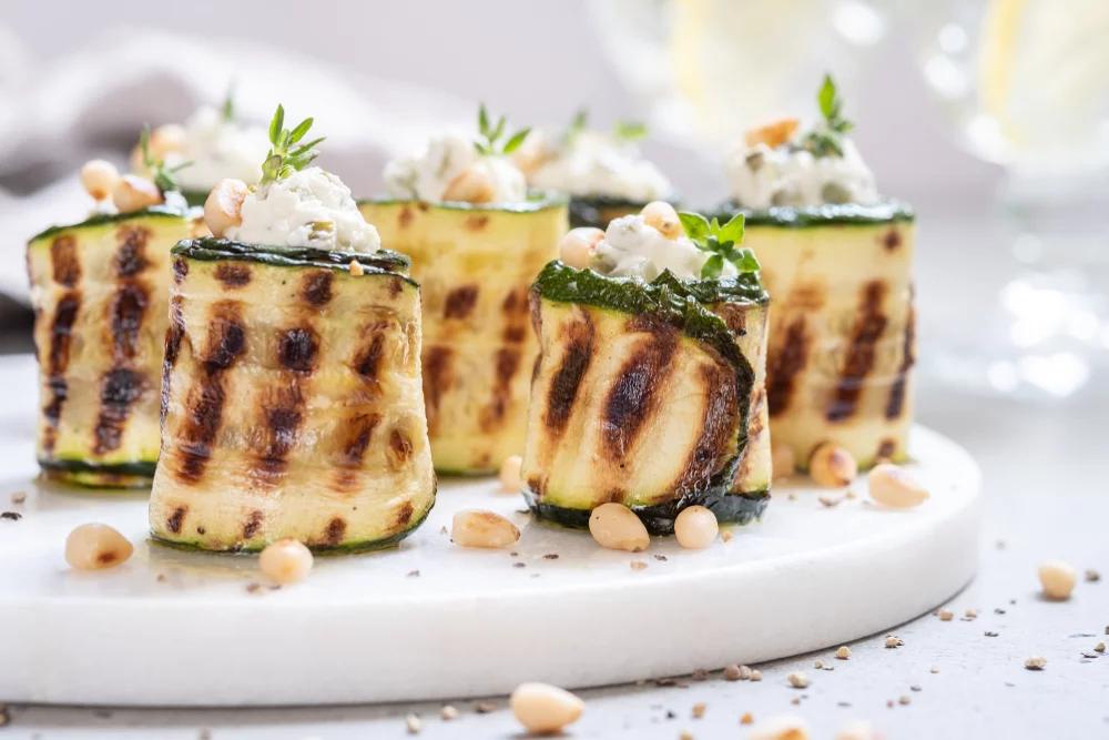 Recette Roulé de courgettes