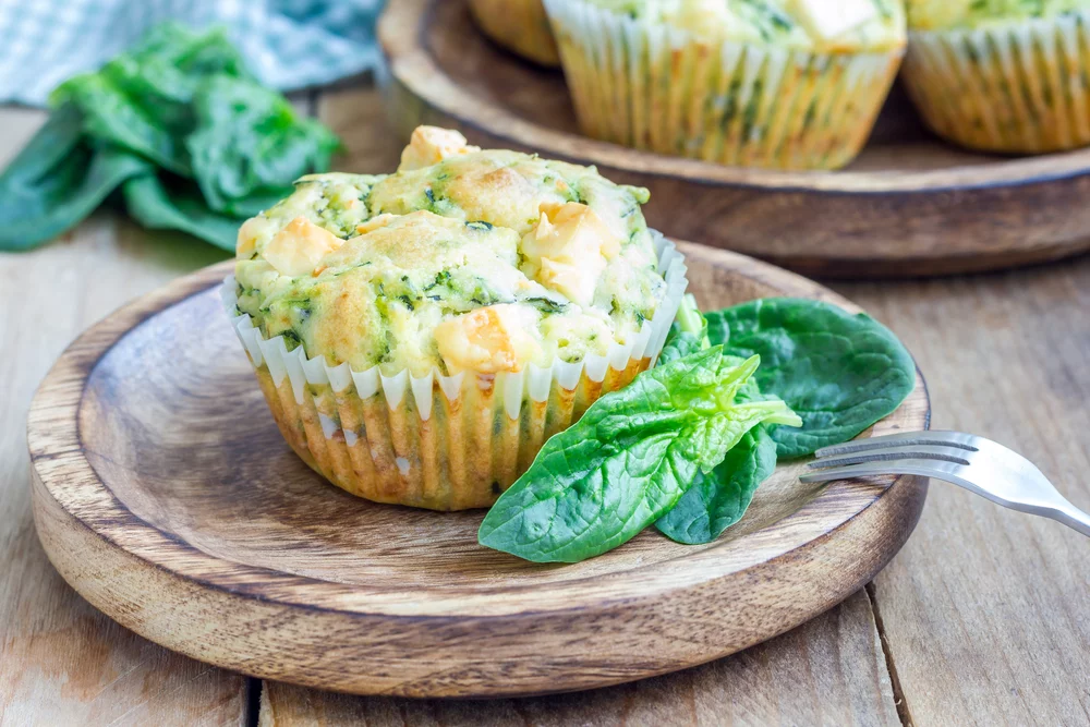 Recette Muffin salé épinards dinde