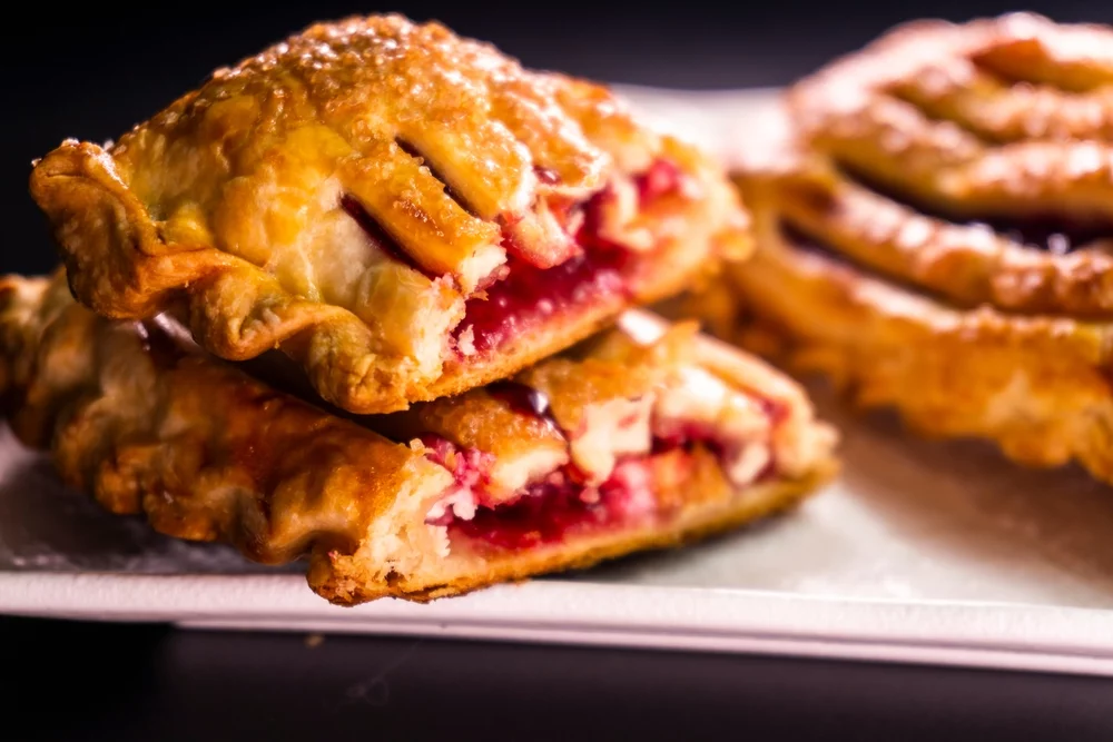 Recette Feuilleté chèvre framboises