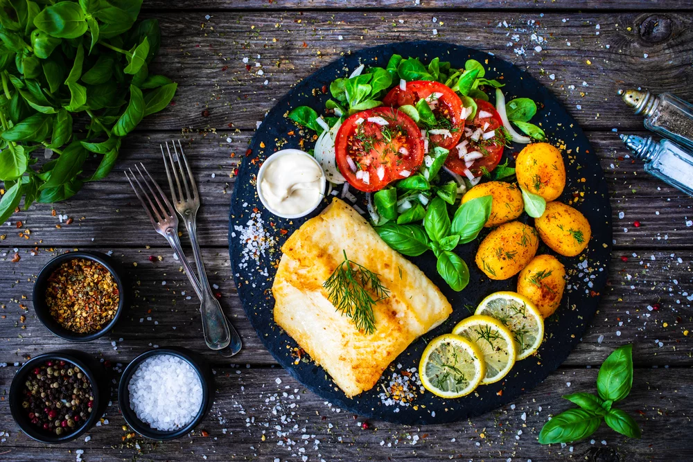 Recette Poisson froid et tomates