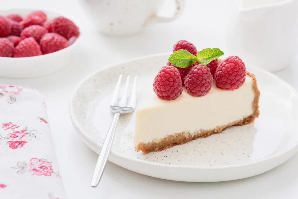 Recette Cheese cake framboises chia