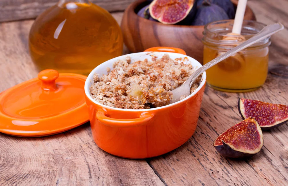 Recette Crumble pommes figues