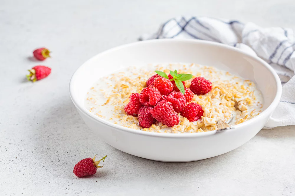 Recette Bowl framboises avoine et skyr