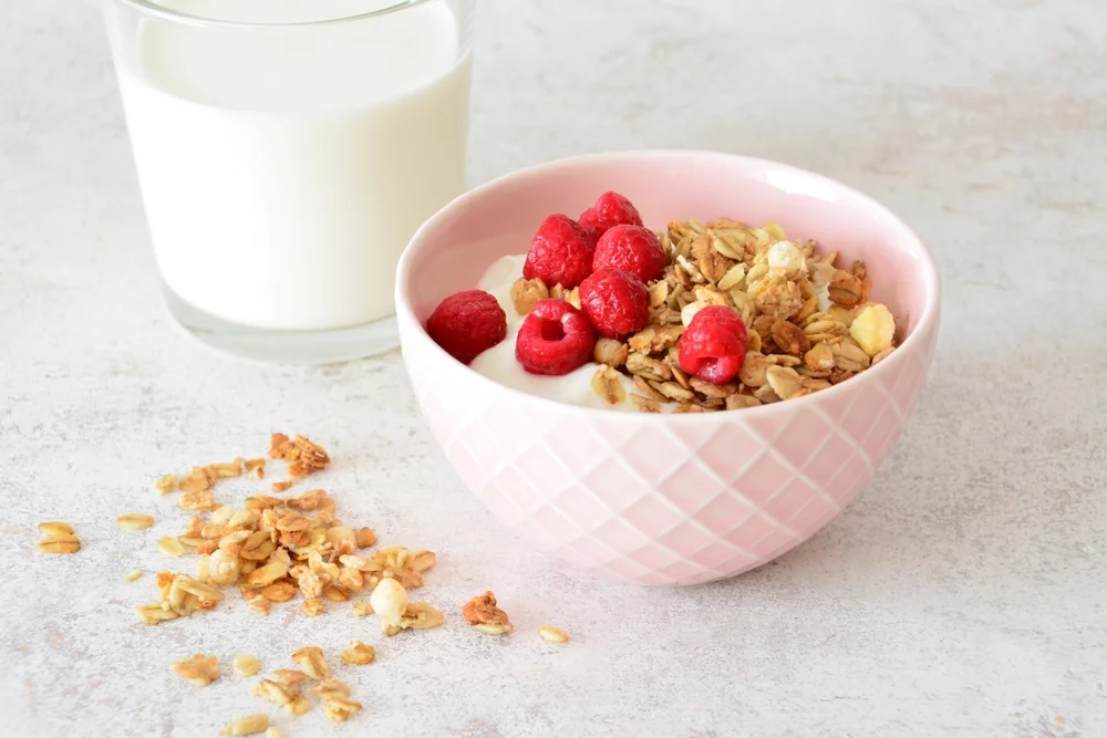 Recette Bowl framboises avoine et skyr