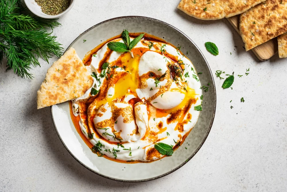 Recette Oeuf poché et yaourt grec