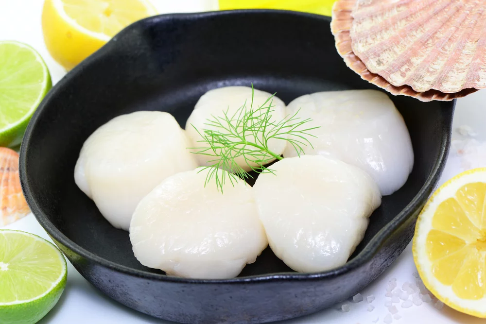 Recette Carpaccio de Saint-Jacques grenade