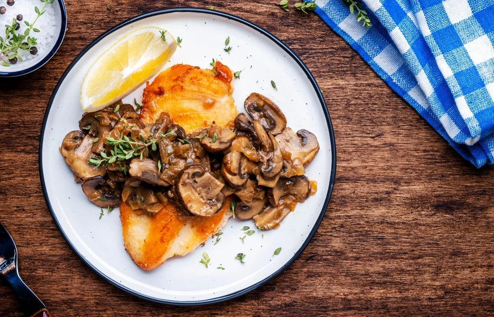 Recette Dinde aux champignons détox
