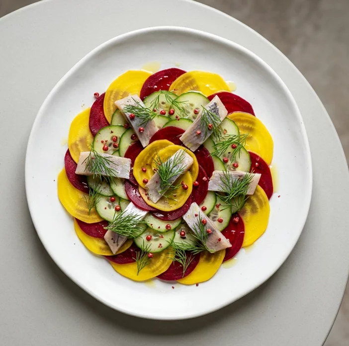Recette Carpaccio de hareng