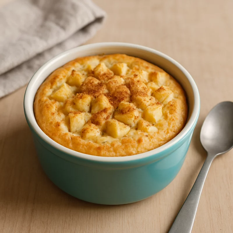 Recette Moelleux pomme-cannelle au fromage blanc