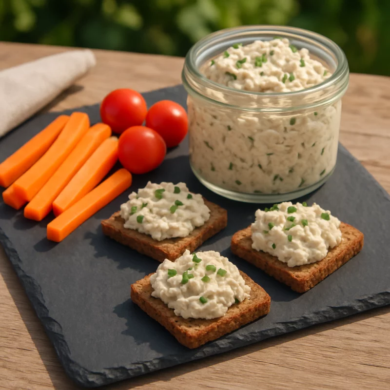 Recette Rillettes de poulet au fromage frais et ciboulette