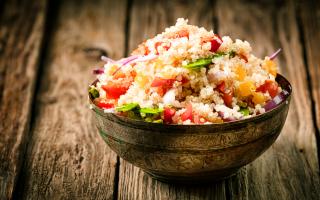 Recette Salade de quinoa colorée