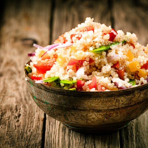 Recette Salade de quinoa colorée