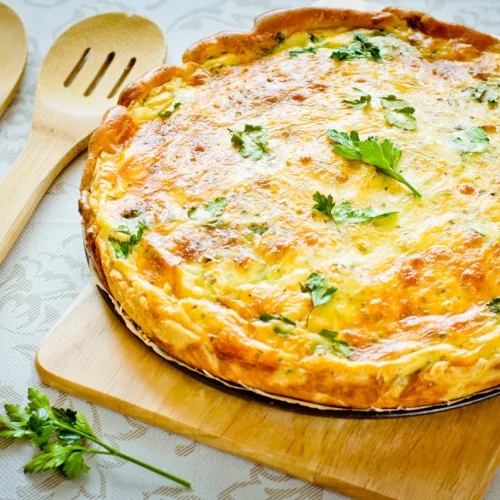 Recette Quiche sans pâte chorizo épinard